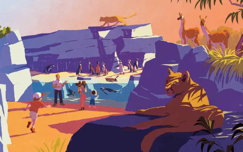 Dessin Parc zoologique de Paris