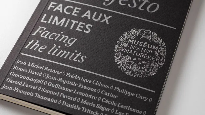 Manifeste du Muséum. Face aux limites © Olivier Moritz pour Reliefs